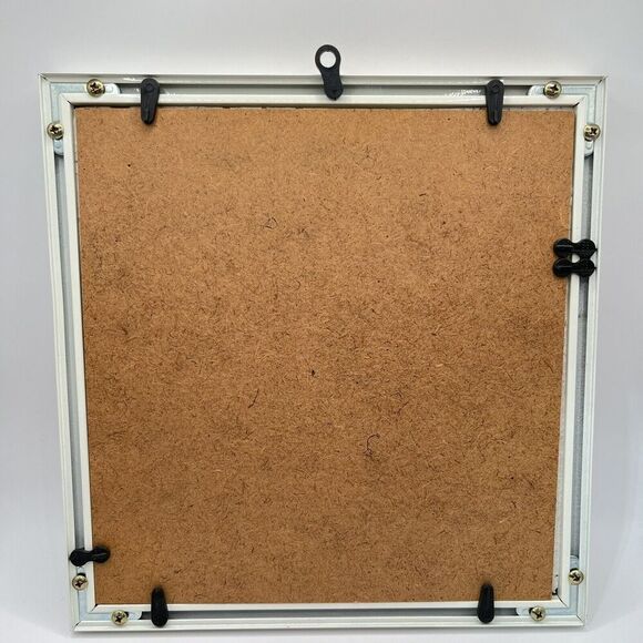 Vintage Chinoiserie Silk Panel Embroidered Crane Bird Floral 10 1/8”X9.5” Framed - Picture 3 of 6